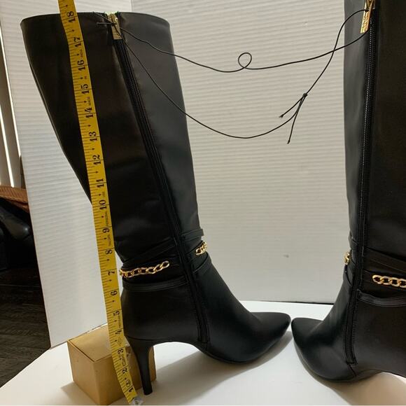 Jones New York black heeled boots sz 10 NEW - Picture 3 of 9